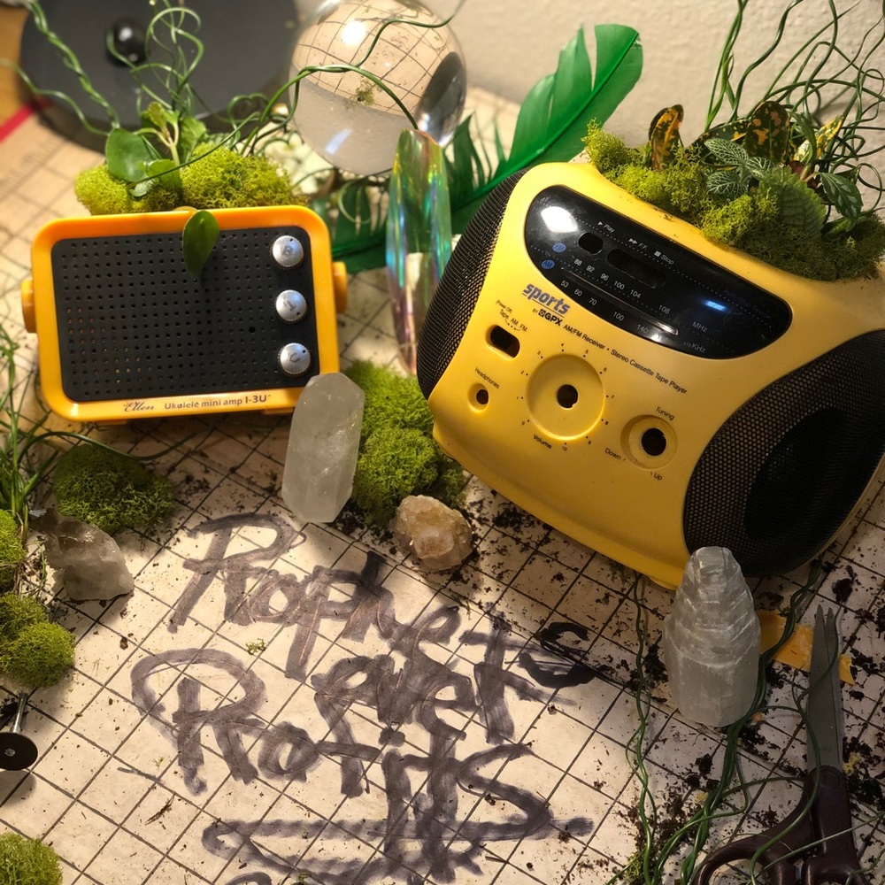 Boombox Planters